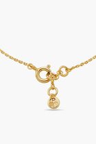 Pave Precious Metal Plated Logo Bracelet