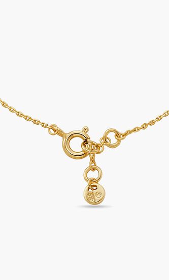 Pave Precious Metal Plated Logo Bracelet