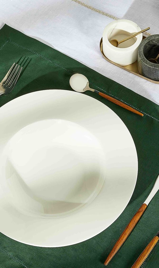 Feliz Placemat Dark Green Set Of 6