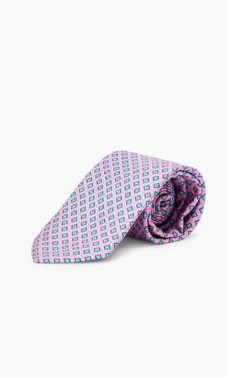 Elegant Square Pattern Tie