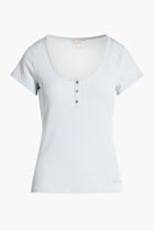 Karlee Jewel Button Henley T-shirt