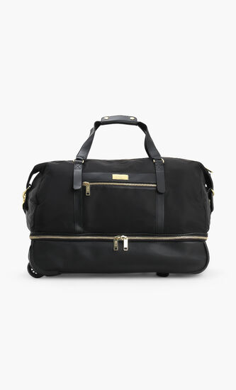 Python Print Travel Rolling Duffle Bag