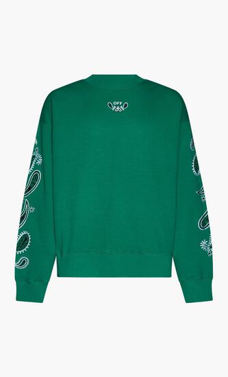 BANDANA ARR SKATE CREWNECK COLLEGE GREEN