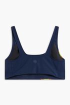 TORY SPORT SCULPT GRAPHIC STRIPE SCOOP BRA