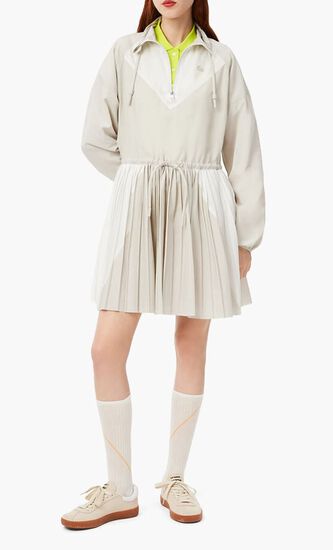 Long Sleeved Colourblock Dress