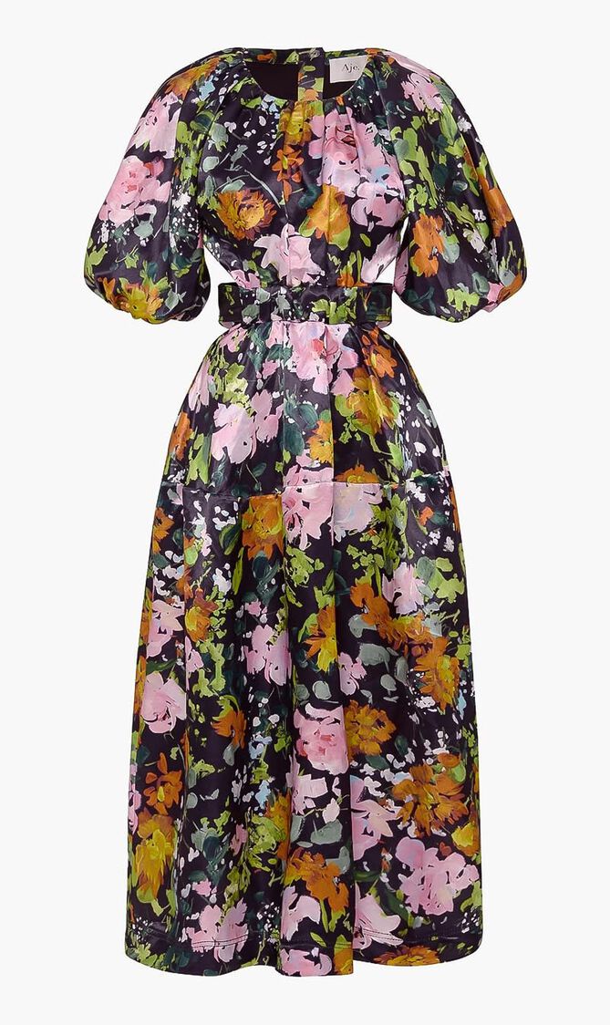 MIMOSA CUT OUT MIDI DRESS