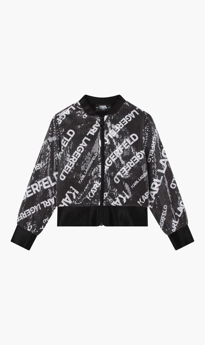 Sequin Bomber Jacket