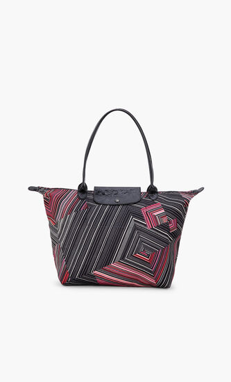 Le Pliage Stripes Shoulder Bag