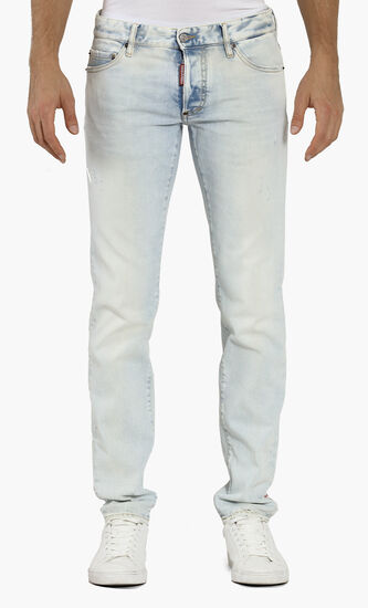 Slim Fit Buttoned-Fly Jeans