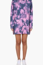 AOP TIE DYE ARROW SWEATDRESS PINK BLUE