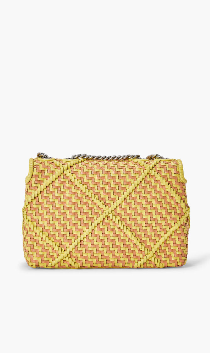 KIRA DIAMOND WOVEN SMALL CONVERTIBLE SHOULDER BAG KIRA DIAMOND WOVEN SMALL CONVERTIBLE SHOULDER BAG