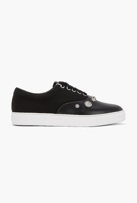 Casual Velcro Leather Sneakers