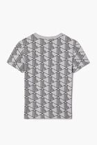 Monogram Print Cotton T-shirt