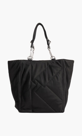 K Quilted Tote Bag