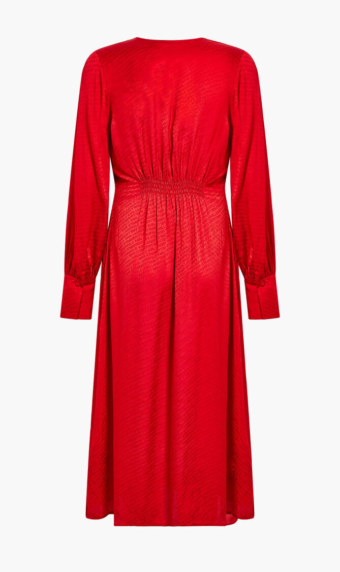 LOGO JACQUARD SHIRTDRESS