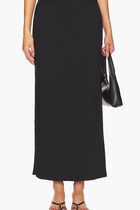 IRENA SIDE SPLIT MAXI SKIRT- BLACK