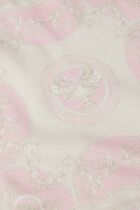 T-SHIRT COTTON JERSEY WITH TWILL POLY COUPE DES DIEUX BAROCCO FOULARD