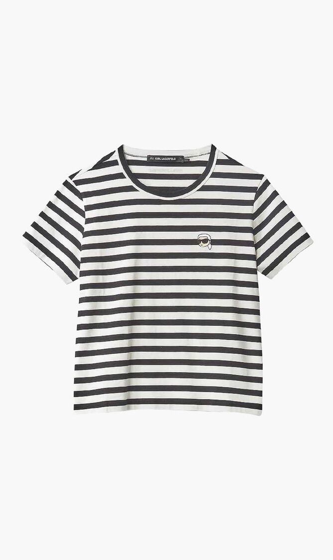 IKON STRIPE BOXY T SHIRT