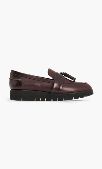 Blenda Tassel Leather Slip-On