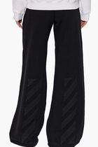 DIAG EMBR SWEATPANT BLACK BLACK