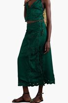 Floral Embroidered Skirt