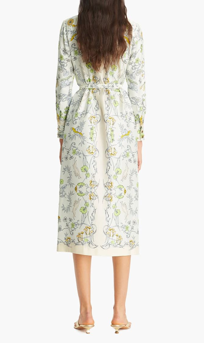 Tropical Shirt Dress