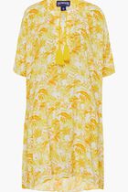 Tahiti Flowers Viscose Fluid Dress