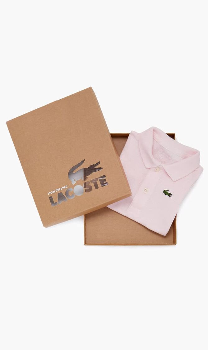 Baby Organic Cotton Piqu&eacute; Bodysuit In Recycled Cardboard Box Set