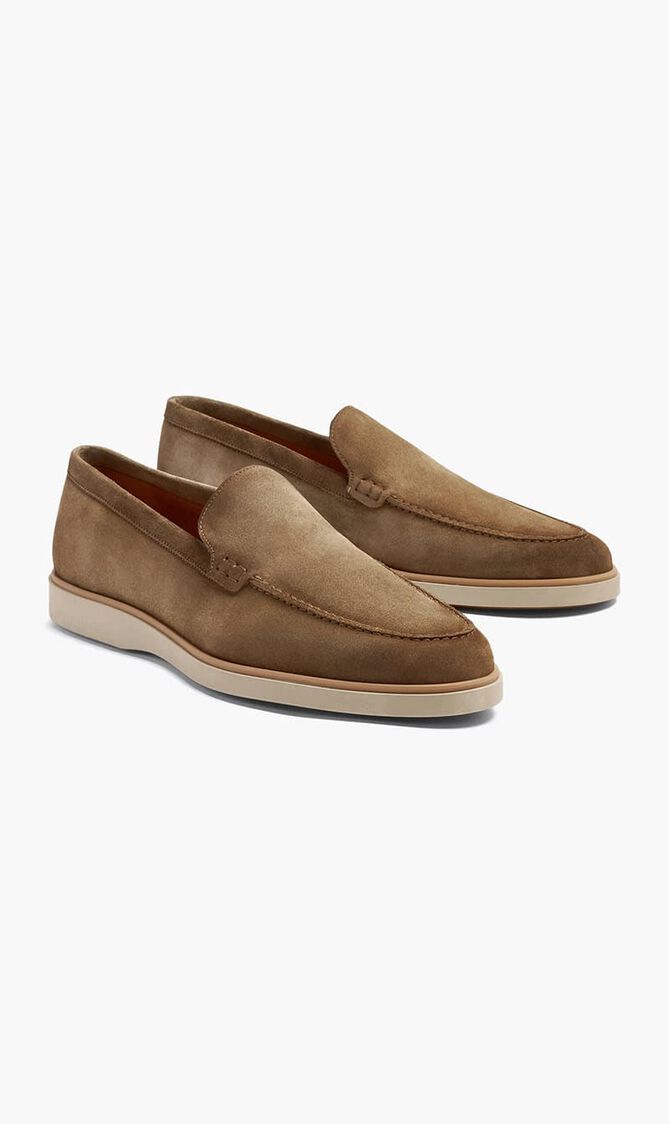 Suede Loafers