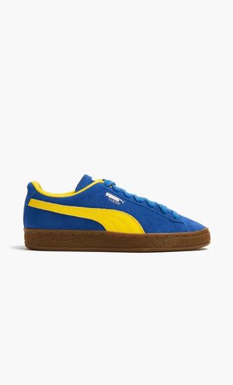 SUEDE TERRACE JR COBALT GLAZE-PELE YELLO