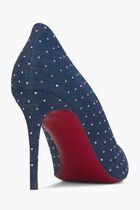 Kate 85 Embellished Denim Heels