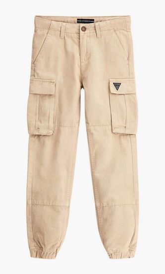 GABARDINE CARGO PANTS