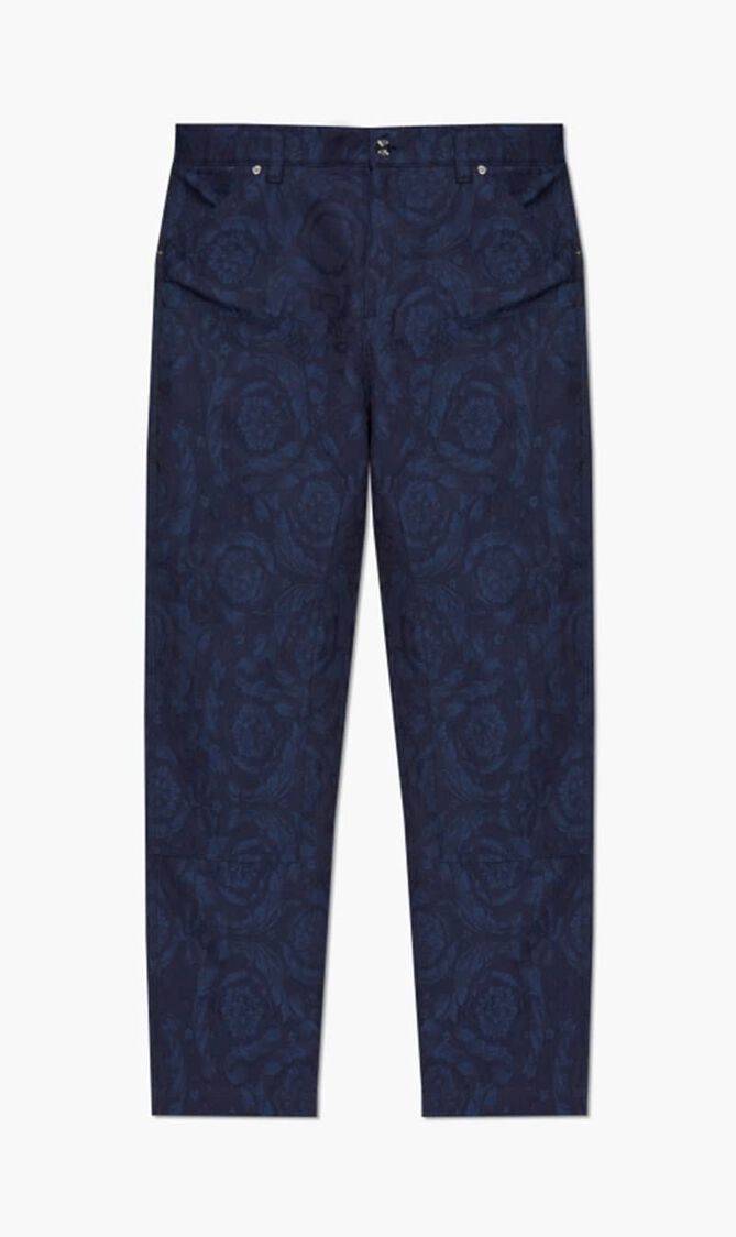 INFORMAL PANT BAROCCO JACQUARD COTTON FABRIC