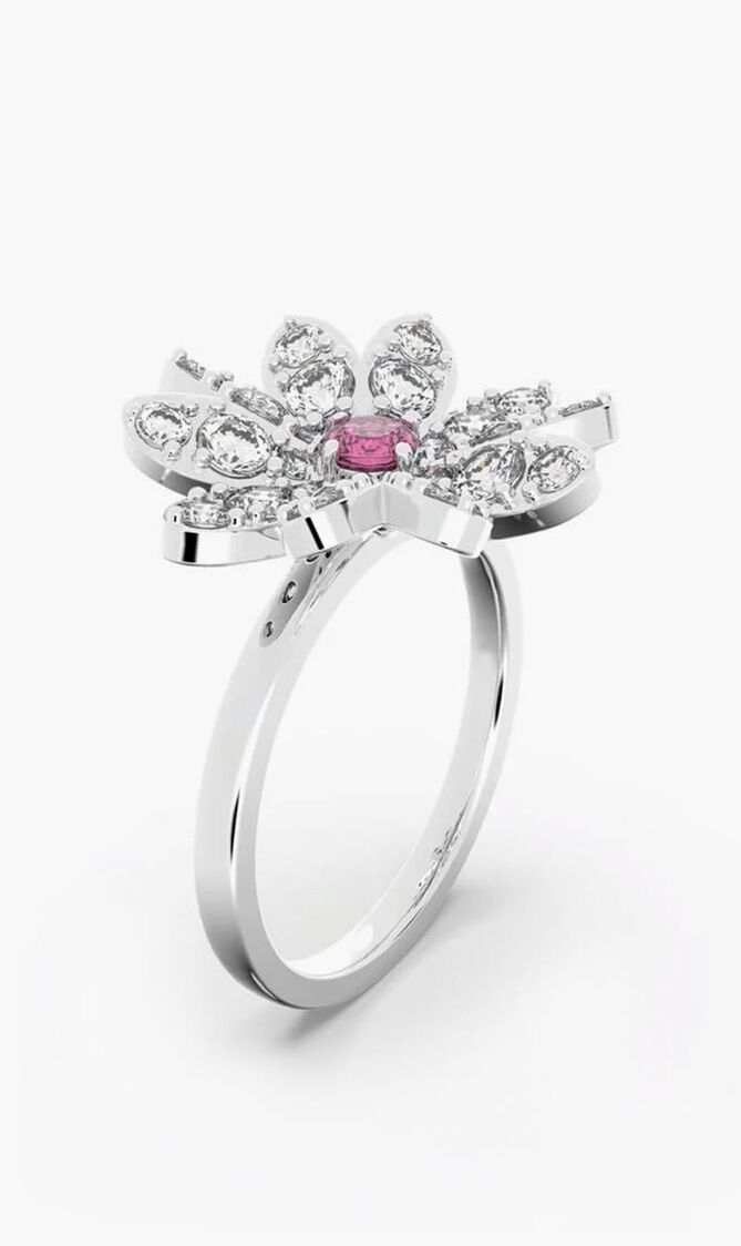 SJC ETERNAL FLOWER RING REDBL/MIX 52MM
