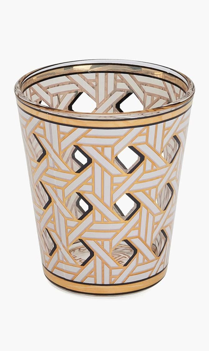 Basketweave Glassware, Set of 4