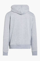 Logo Tape Cotton Blend Zip-Up Hoodie