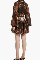 Omya Belted Mini Dress