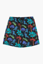 Jacquar Printed Swim Shorts