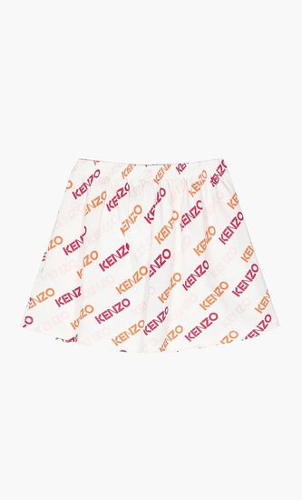 All Over Logo Skirt