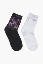 K/Evening Lurex Socks 2 Pcs