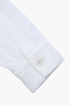 Solid Optic White Collared Shirt