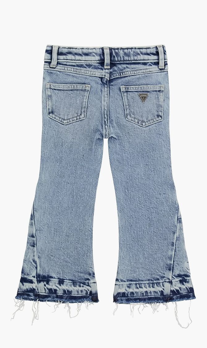 Str Denim Flare Wembroidery