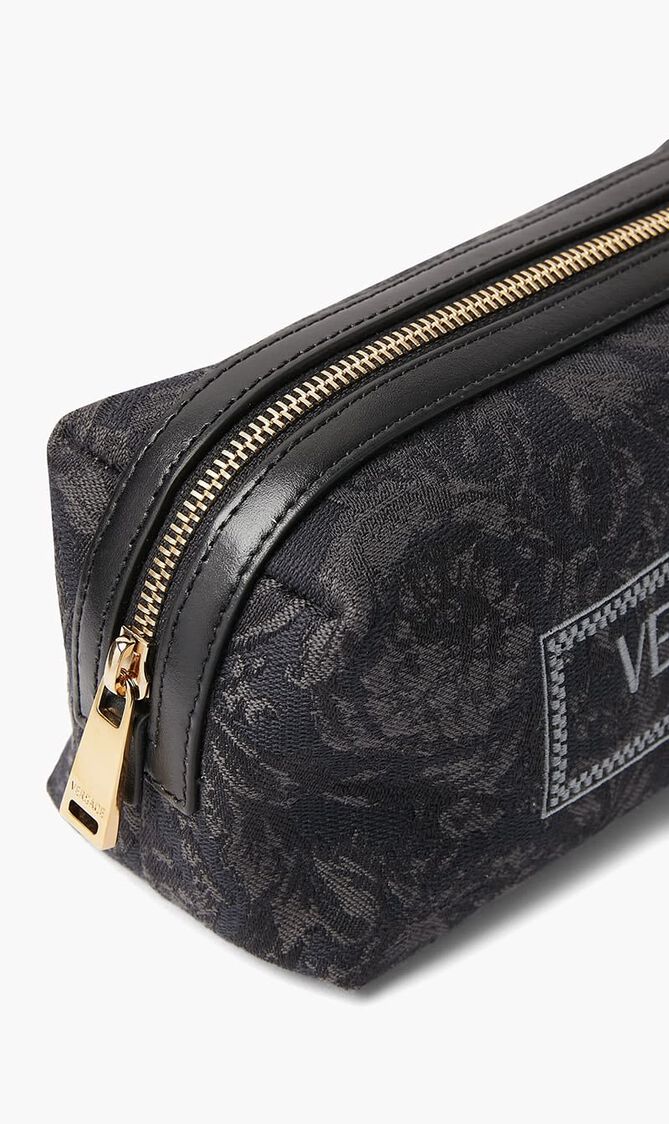 BEAUTY POUCH EMBROIDERY JACQUARD BAROCCO+CALF