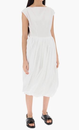 Cotton Midi Dress
