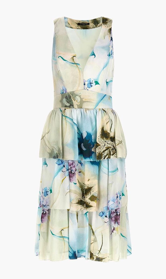 SUMMER ROMANCE SHORT - SHINY CREPONNE PRINTED 98 GR