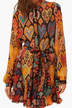 Ikat Heart Dress