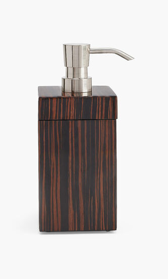 Macassar Ebony Soap Dispenser