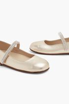 Single Strap Swarovski Crystal Embellished Ballerina