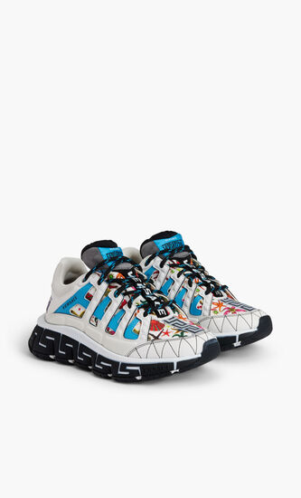 SNEAKERS-MIX TESSUTI+TESS.ST.TRESOR DE LA MER