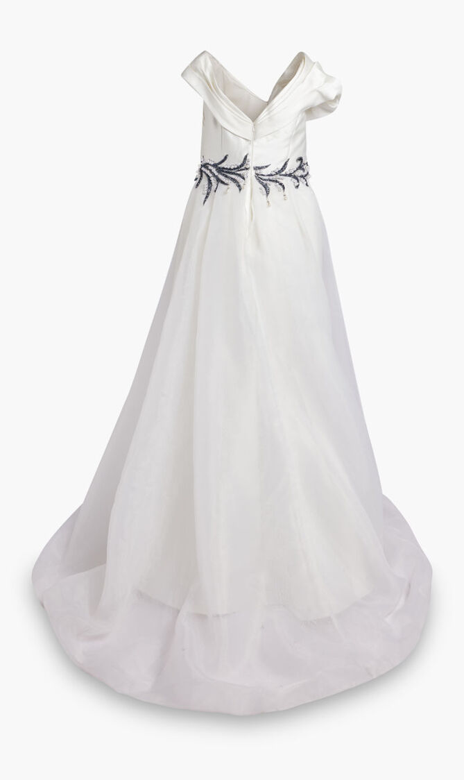 ONE SHLDR BEADED BGWN